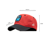HEAD GEAR RED AND BLACK DINOSAUR EDITION KIDS CAP