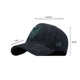 HEAD GEAR BLACK AND GREEN CONTRAST CORD CAP