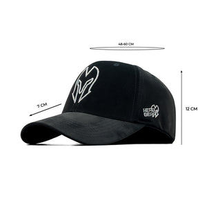 HEAD GEAR SILVER BLACK VELVET LIMITED EDITION CAP