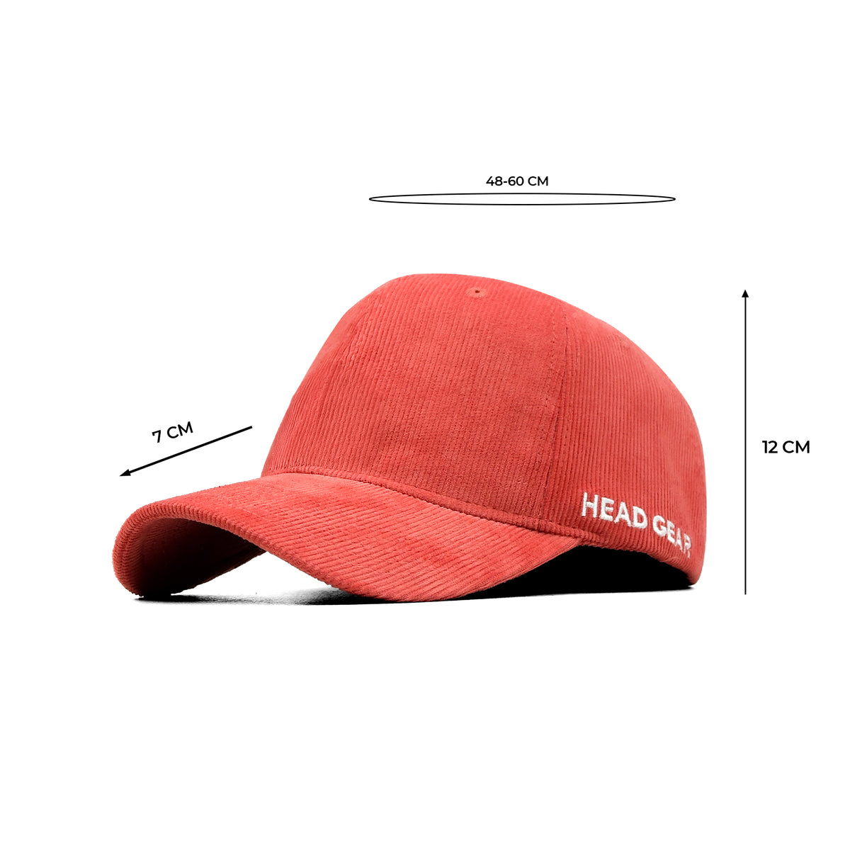 HEAD GEAR ORANGE CORDUROY CAP
