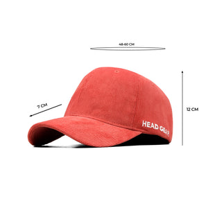 HEAD GEAR ORANGE CORDUROY CAP