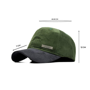 HEAR GEAR GREEN CHARCOAL DUAL TONE RUSTIC METAL CAP