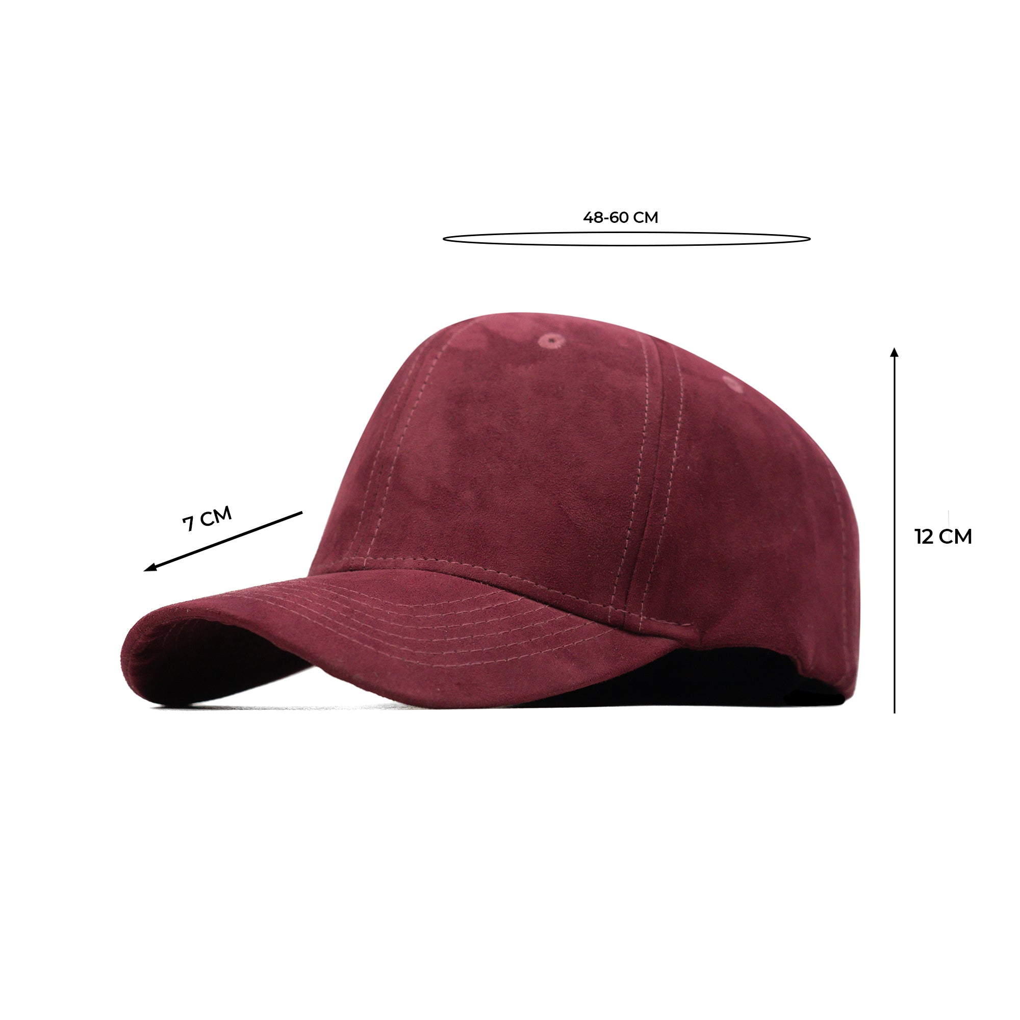 HEAD GEAR ELEGANTE ZERO MAROON CAP (NO LOGO)