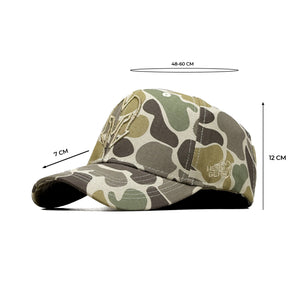 HEAD GEAR CAMOUFLAGE SUPER CANVAS CAP