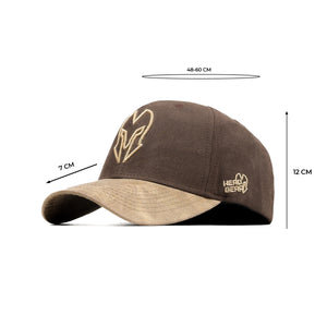 HEAD GEAR ELITE FUSION BROWN SUEDE TWILL LIMITED EDITION CAP