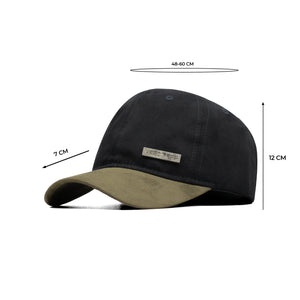 HEAD GEAR BLACK OLIVE DUAL TONE RUSTIC METAL CAP