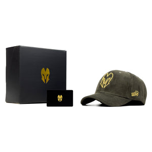 HEAD GEAR OLIVE GOLD SUEDE CORD LIMITED EDITION CAP