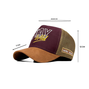 HEAD GEAR STAY WILD TRUCKER CAP