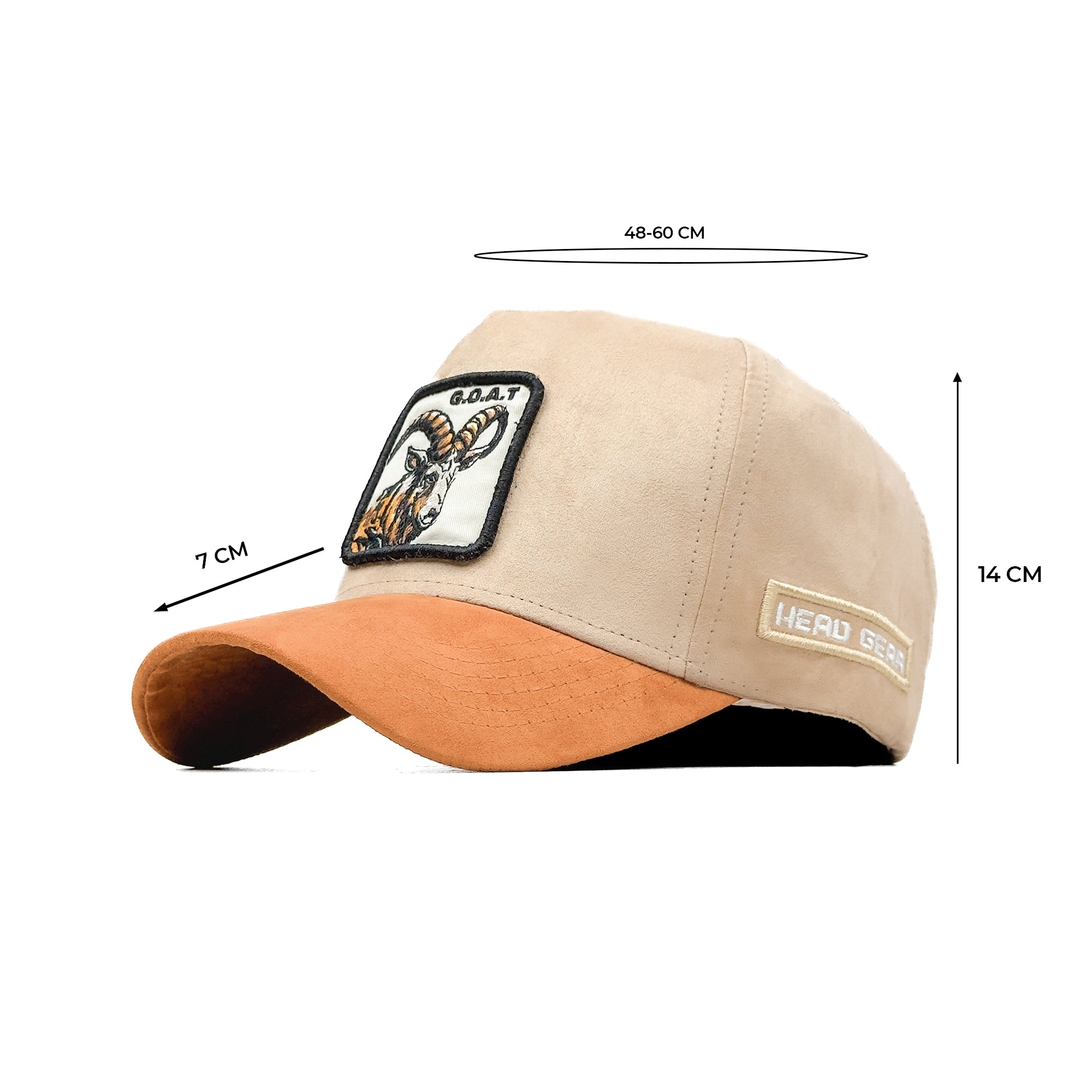 HEAD GEAR G.O.A.T 3D PATCH PREMIUM HIGH CROWN CAP