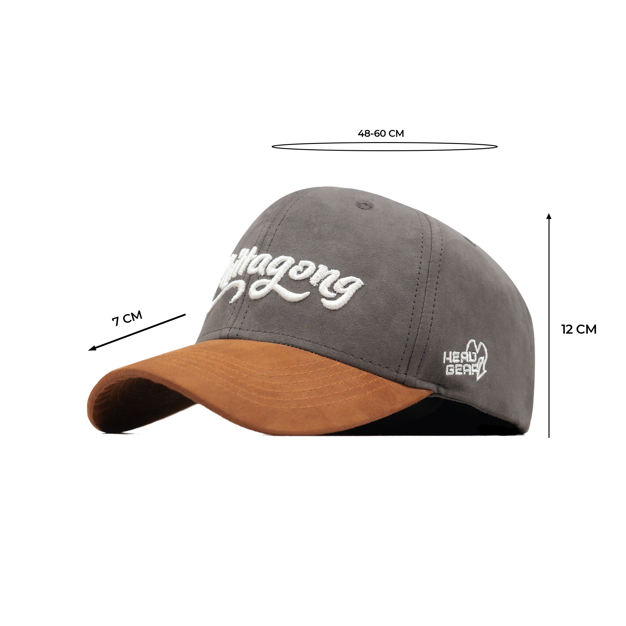 HEAD GEAR CHITTAGONG GREY BROWN CAP