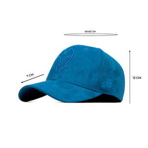 HEAD GEAR BLUE SUPER SUEDE CAP