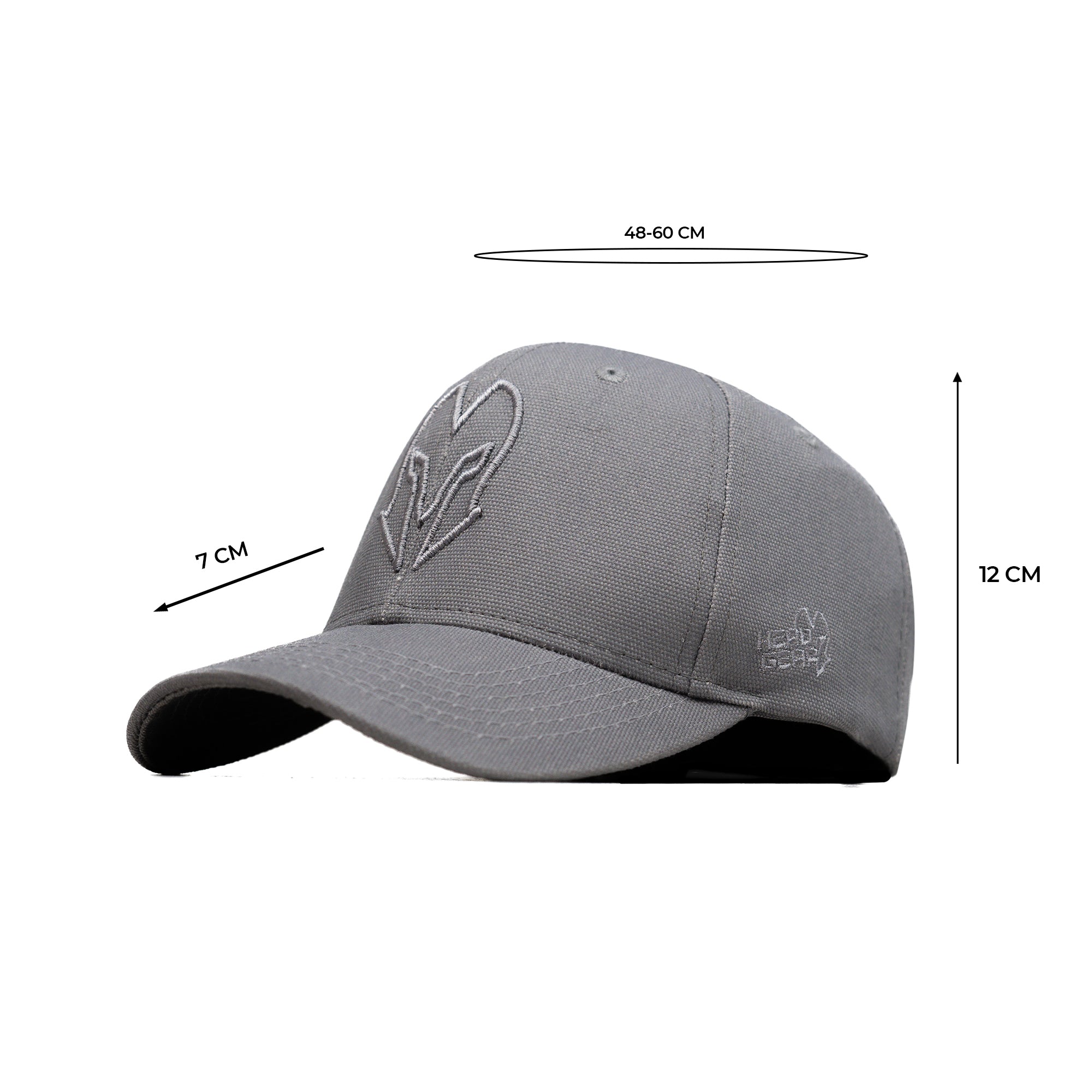 HEAD GEAR LIGHT GREY SUPER CANVAS CAP