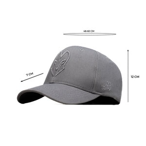 HEAD GEAR LIGHT GREY SUPER CANVAS CAP