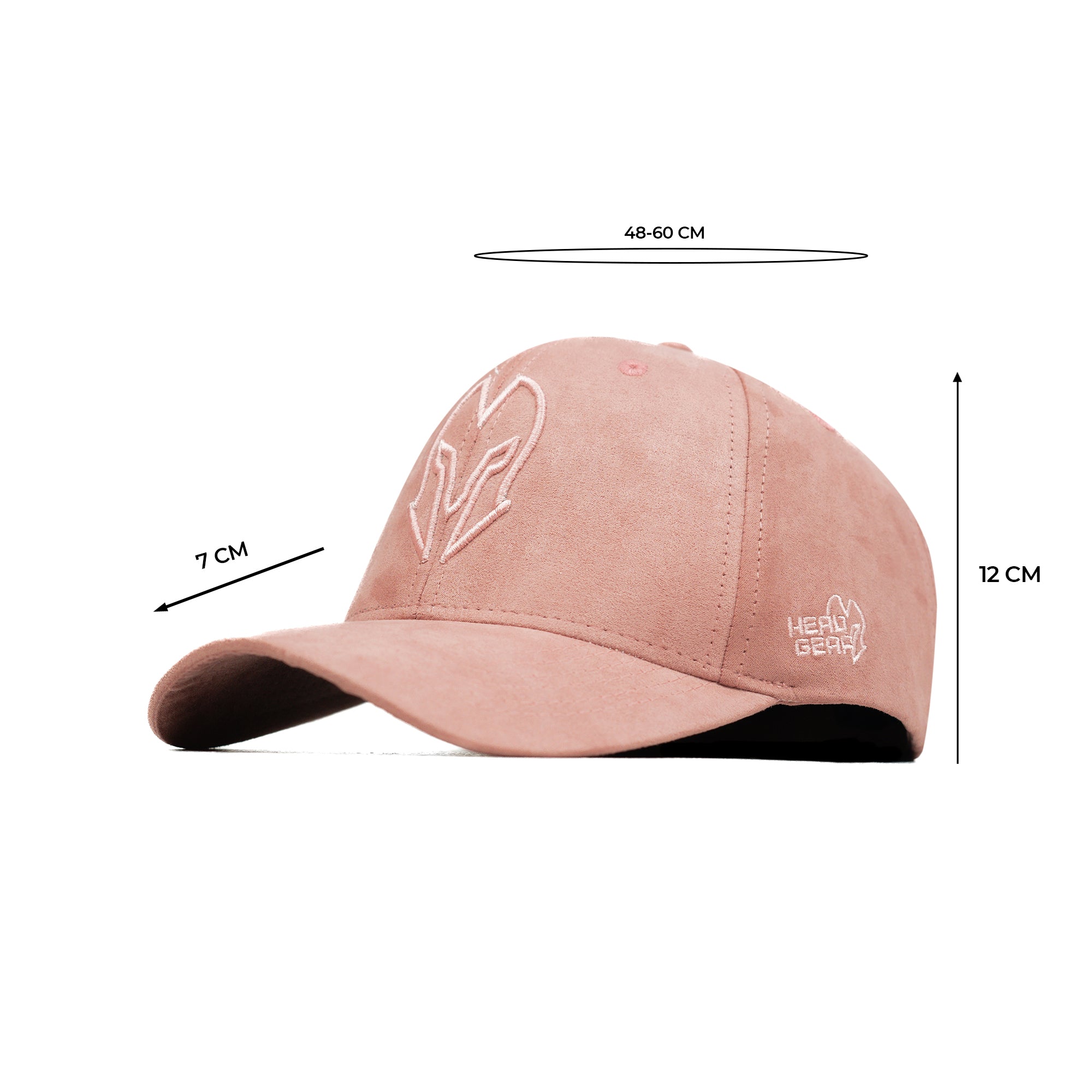 HEAD GEAR BABY PINK SUPER SUEDE CAP