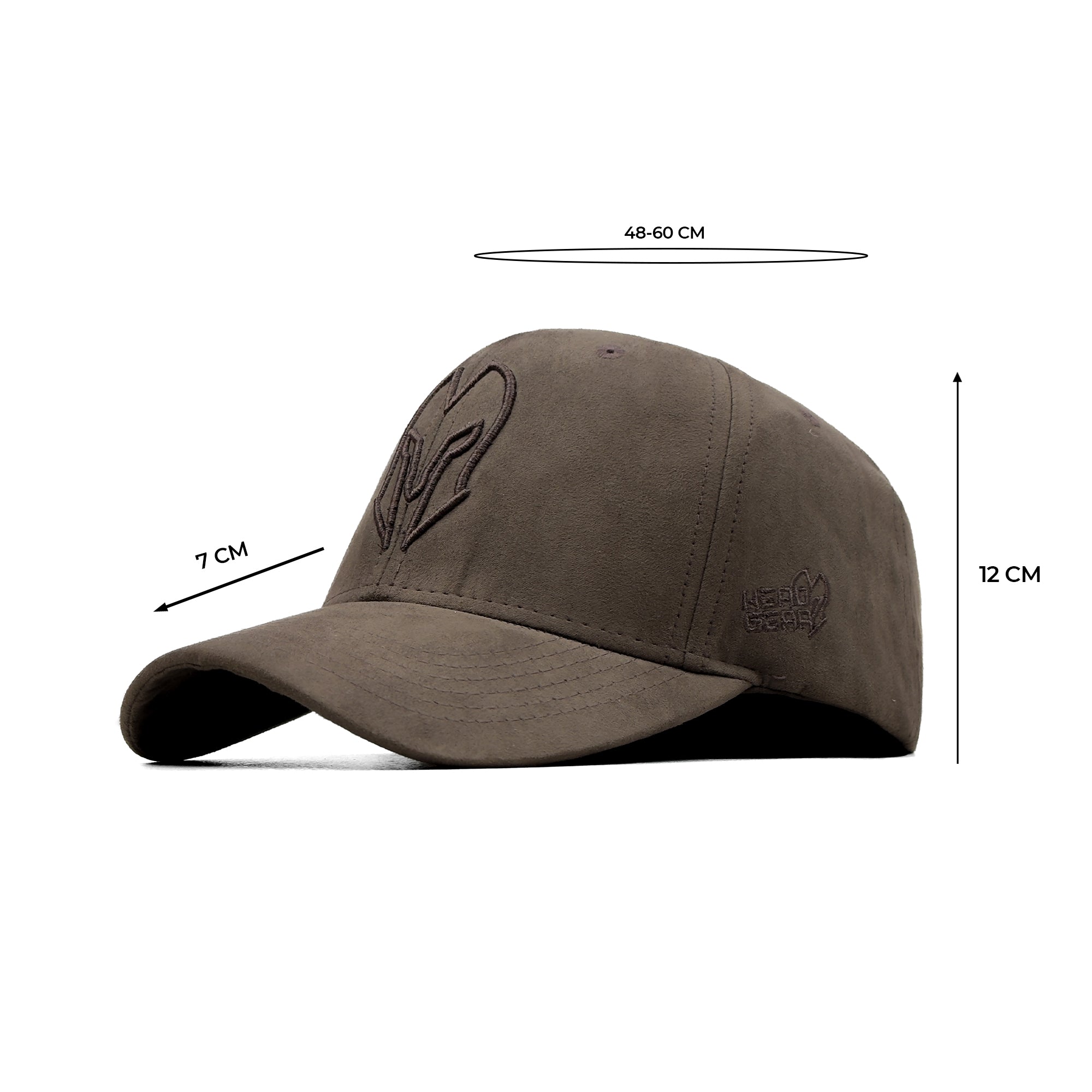 HEAD GEAR COFFEE SUPER SUEDE CURVED VISOR CAP