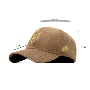 HEAD GEAR BRONZE GOLD SUEDE CORD LIMITED EDITION CAP