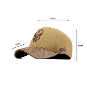 HEAD GEAR ELITE FUSION BROWN CONTRAST LEATHER LIMITED EDITION CAP