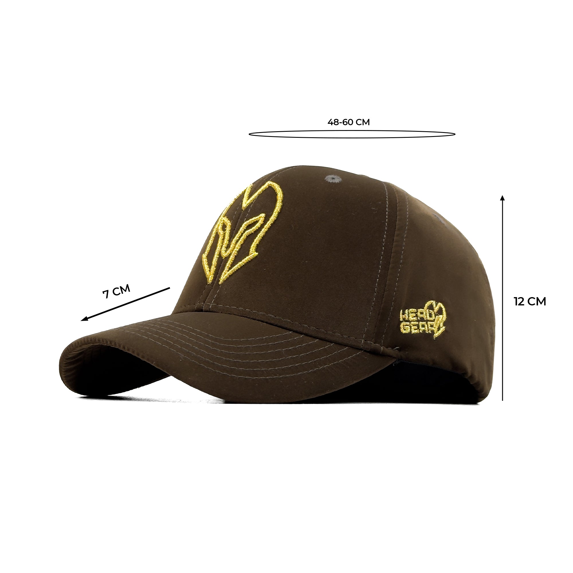 HEAD GEAR DARK OLIVE GOLD VELVET LIMITED EDITION CAP