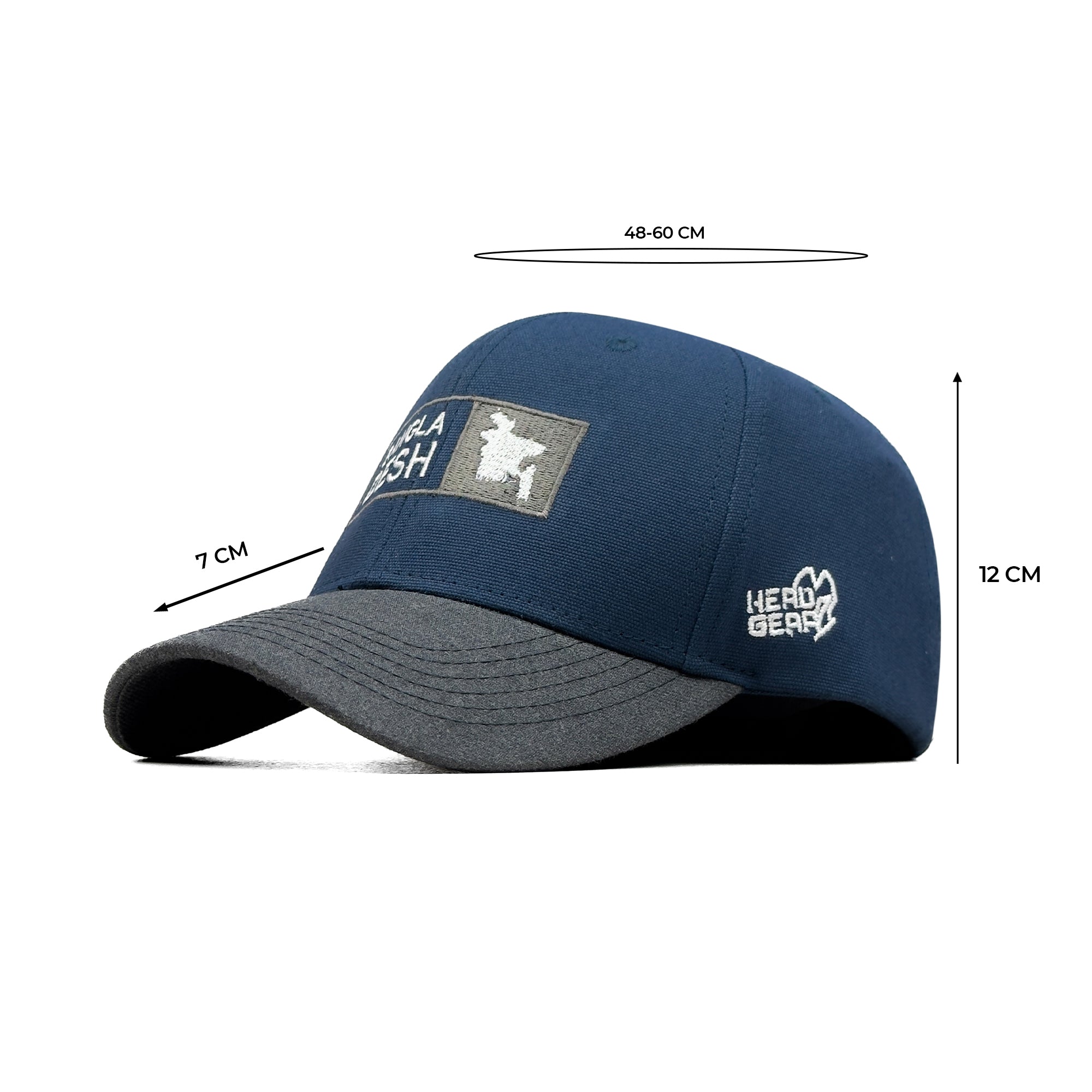 HEAD GEAR BANGLADESH NAVY BLUE CHARCOAL CAP