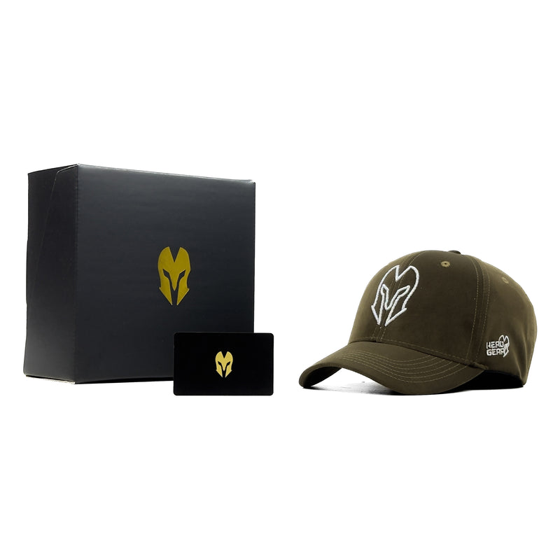 HEAD GEAR SILVER DARK GREEN VELVET LIMITED EDITION CAP