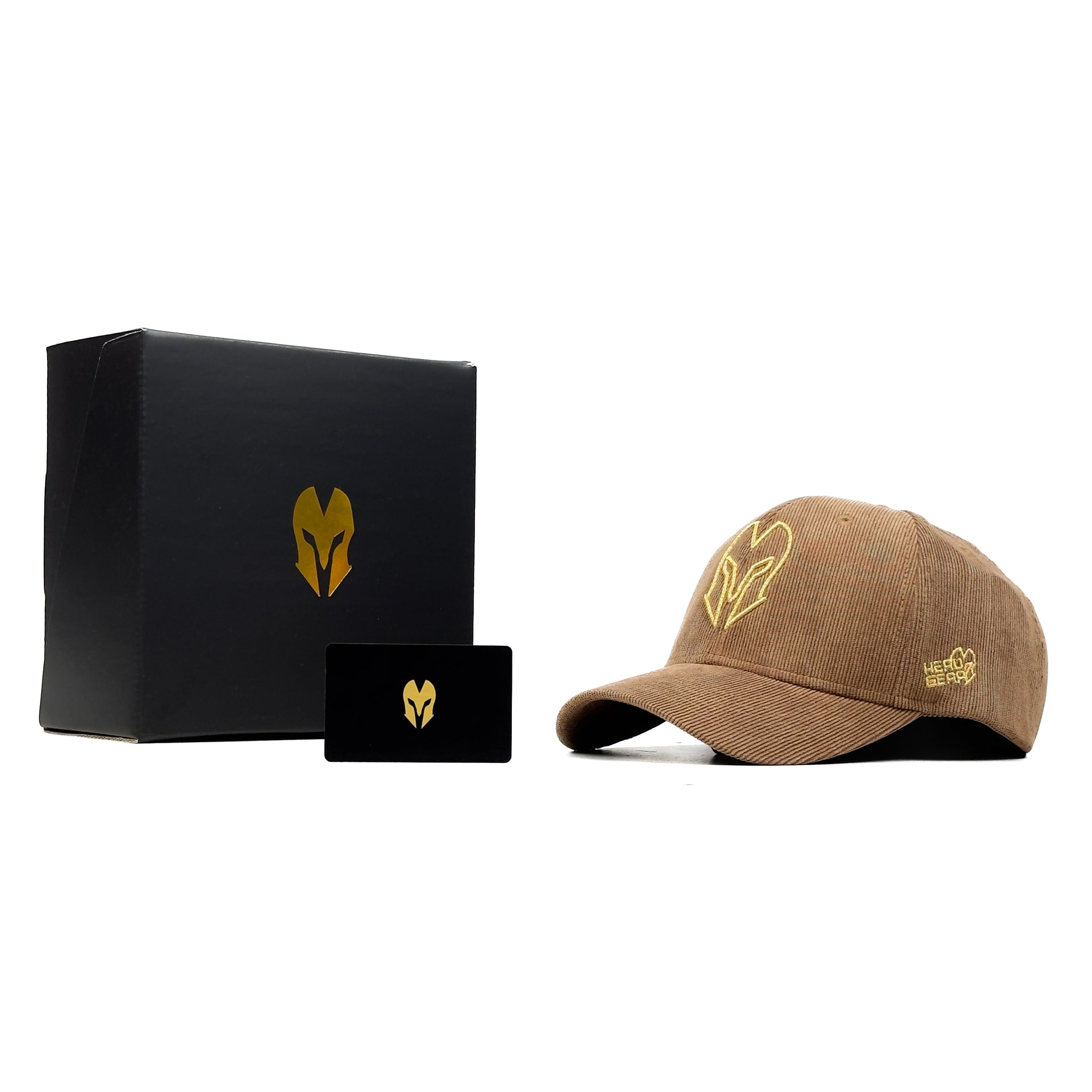 HEAD GEAR BRONZE GOLD SUEDE CORD LIMITED EDITION CAP