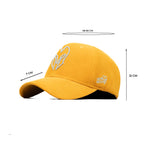 HEAD GEAR SILVER YELLOW SUEDE CORD LIMITED EDITION CAP