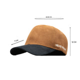 HEAD GEAR BROWN BLACK DUAL TONE STRUCTURED CAP