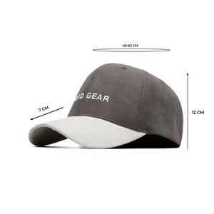 HEAD GEAR GREY WHITE DUAL TONE CAP