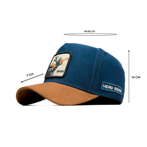 HEAD GEAR DEER IRON 3D PATCH PREMIUM HIGH CROWN CAP