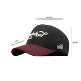 HEAD GEAR BARISHAL BLACK MAROON CAP
