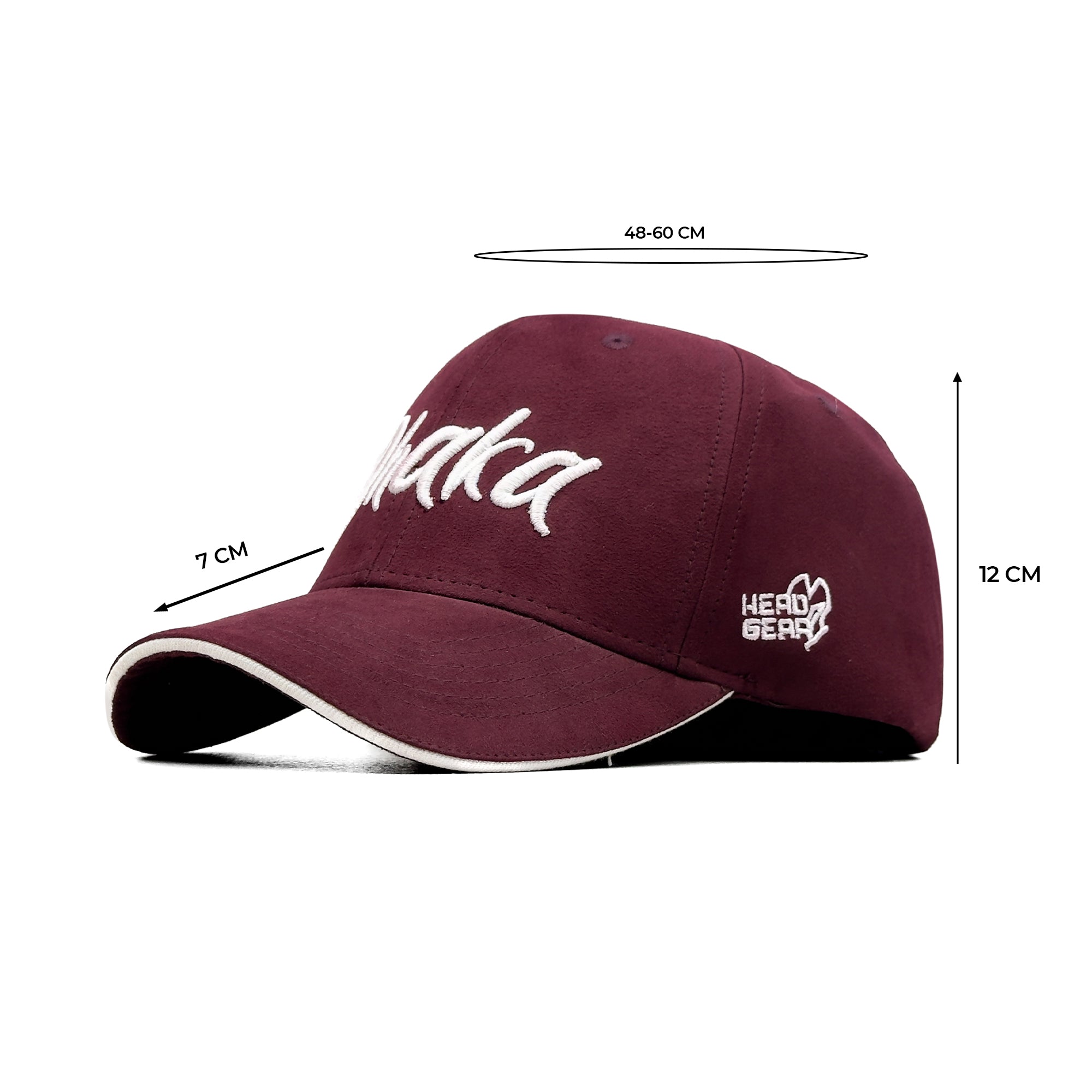 HEAD GEAR DHAKA RICH MAROON SANDWICH CAP