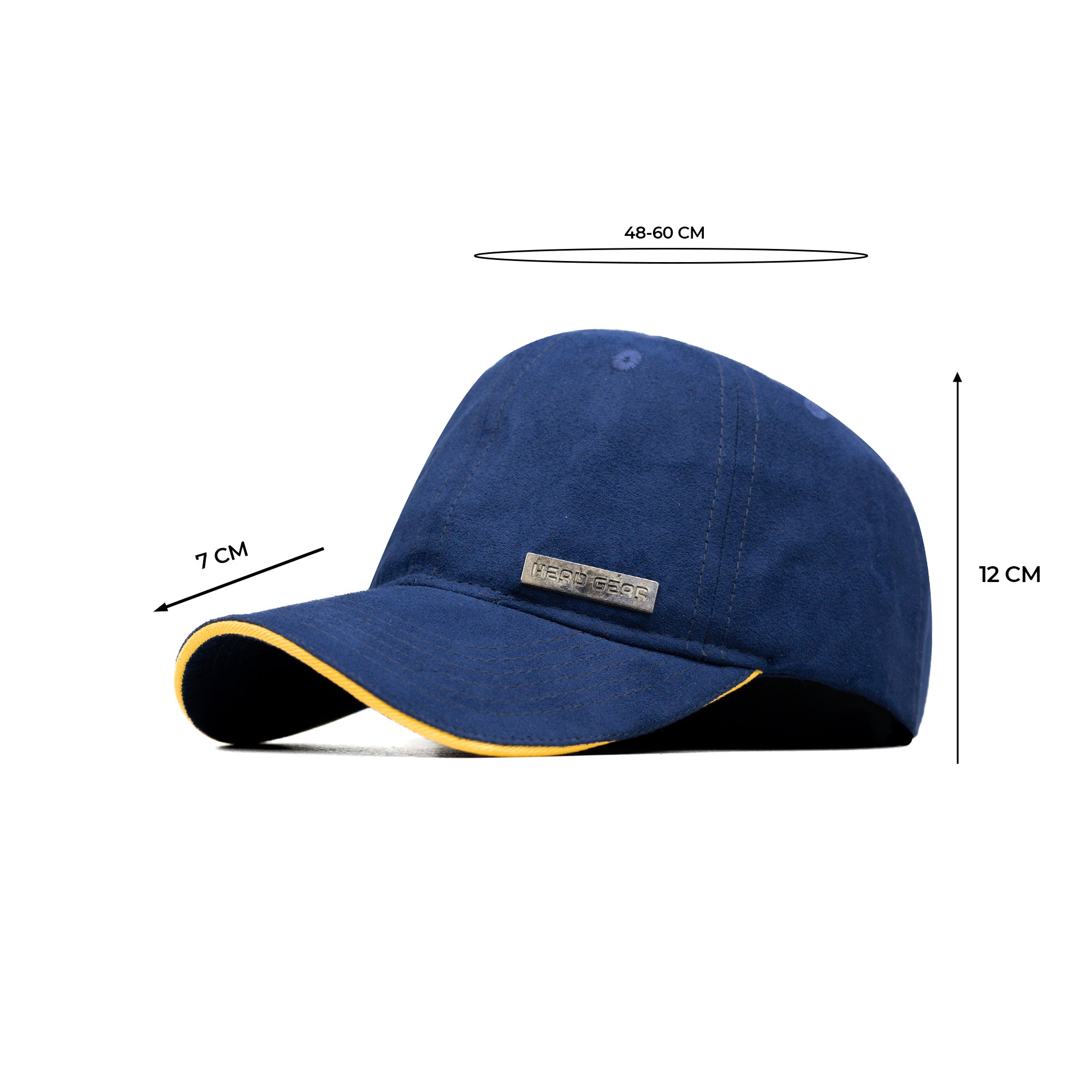 HEAD GEAR BLUE RUSTIC METAL PATCH SANDWICH CAP