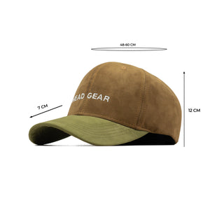 HEAD GEAR BROWN OLIVE DUAL TONE CAP