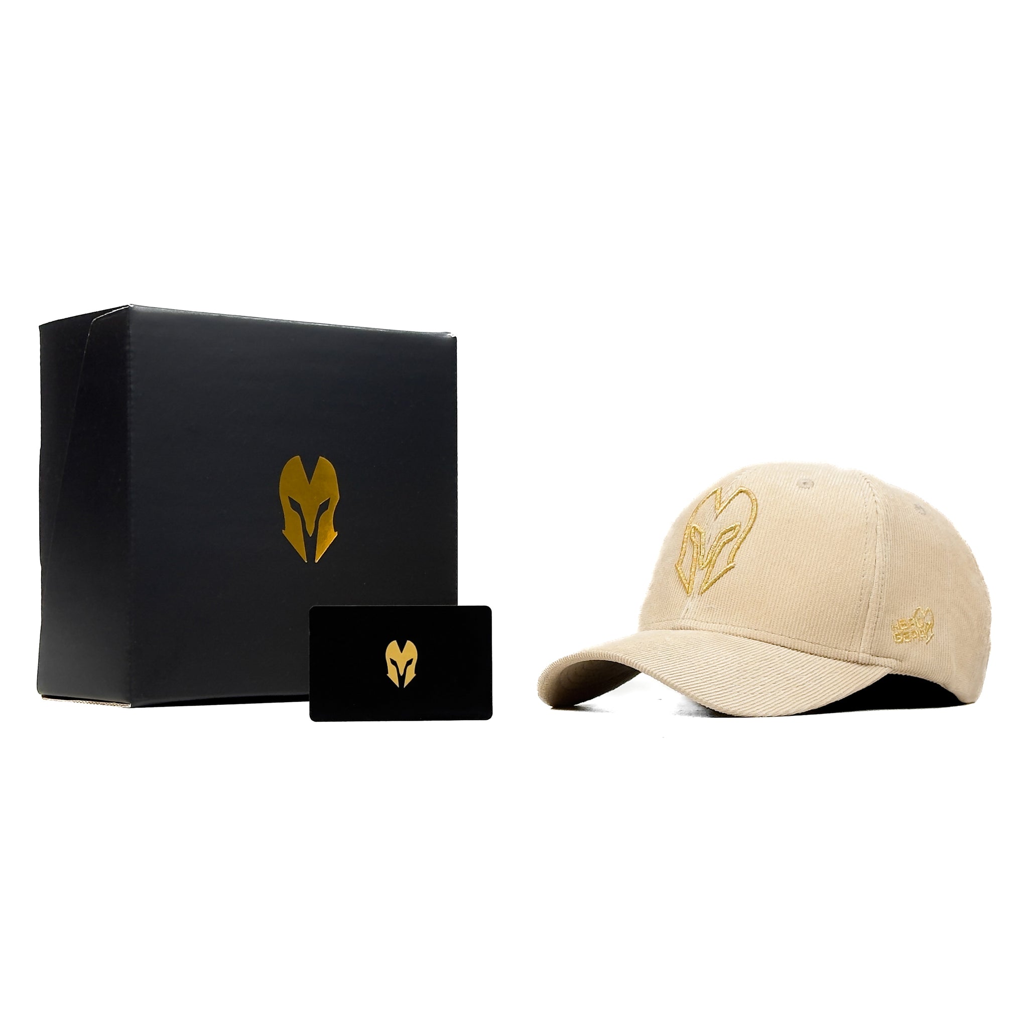 HEAD GEAR CREAM GOLD SUEDE CORD LIMITED EDITION CAP