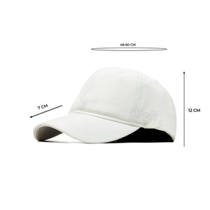 HEAD GEAR BASIC WHITE CAP