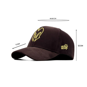 HEAD GEAR DARK BROWN VELVET LIMITED EDITION CAP