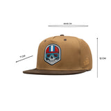 HEAD GEAR SKULL FLAT VISOR CAP
