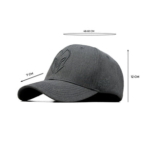 HEAD GEAR SUPER TWILL GREY MELANGE CAP