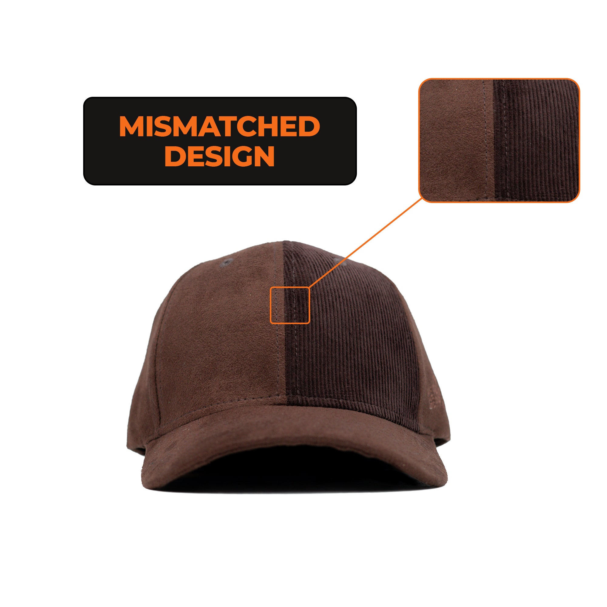 HEAD GEAR MISMATCHED CHOCOLATE CAP