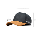 HEAD GEAR BLACK BROWN DUAL TONE STRUCTURED CAP